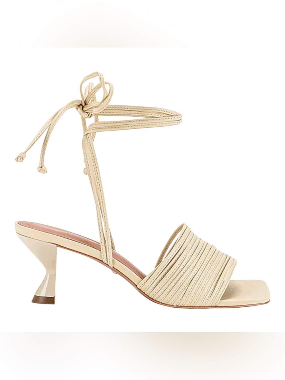 RAYE Simon Heel in Bone White Size 6.5